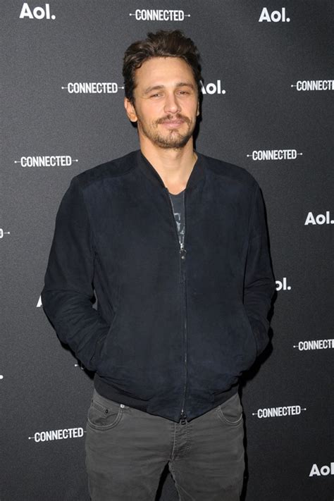 James Franco At Aol Newfronts Promoting Making A Scene With James