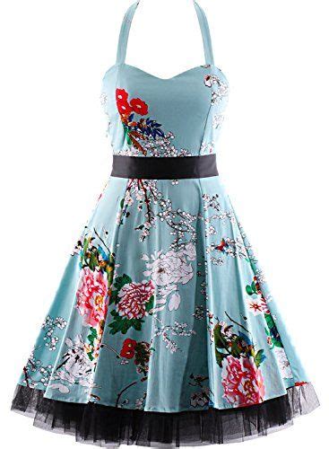 Summer Dresses Oten Women Vintage 1950s Floral Halter N Ukdp