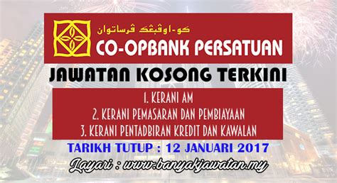Co opbank pertama financially fits to grow bigger. Jawatan Kosong di Koperasi Bank Persatuan Malaysia Berhad ...