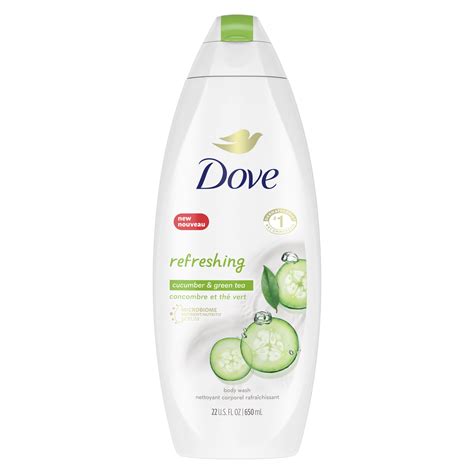 Refreshing Body Wash With Cucumber And Green Tea Dove