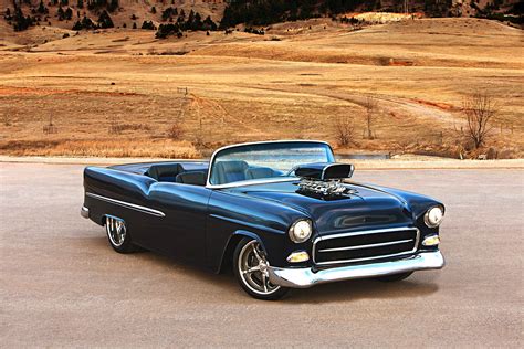 427 Ford Sohc Powers A 1955 Chevy Convertible Hot Rod Network