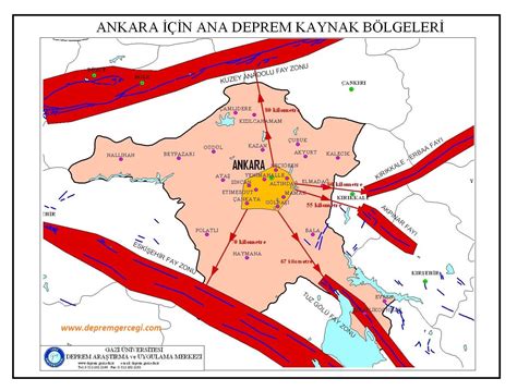 Ankara Icin Deprem Kaynak Bolgeleri Dipu Kentsel Dönüşüm