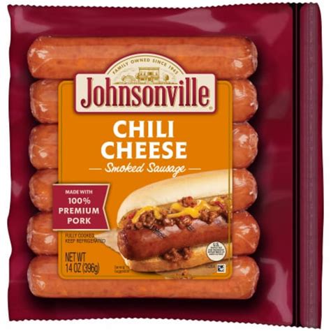 Johnsonville Chili Cheese Smoked Sausage Links 14 Oz Pick ‘n Save