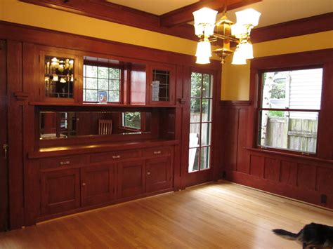 If there is an attached garage. Laurelhurst Craftsman Bungalow: Dining Room After Photos