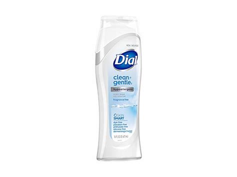 Dial Clean Gentle Body Wash Fragrance Free 16 Fl Oz473 Ml Pack Of