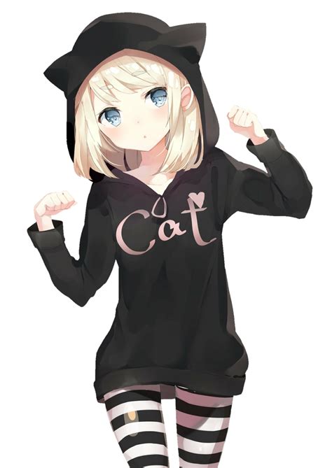 Cat Girl Anime Animegirl Cute Sticker By Saluraimiku