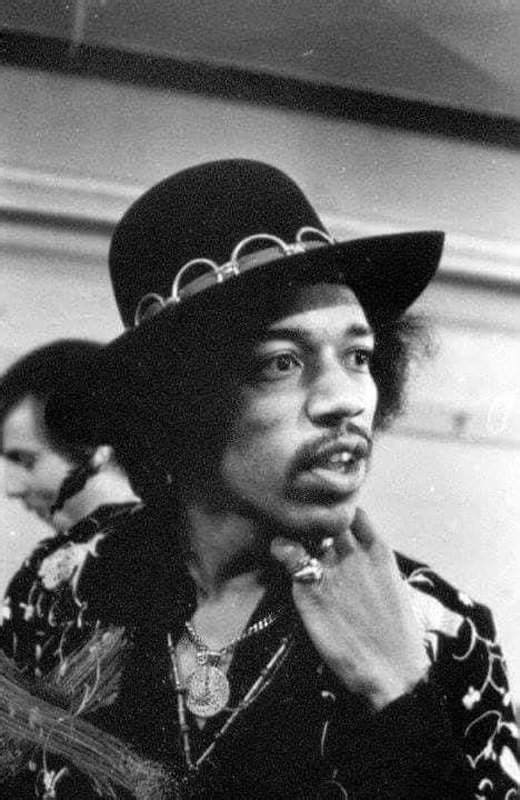 Jimi Hendrix On February 12 1968 In Seattle Washington Usa 🇺🇸 At