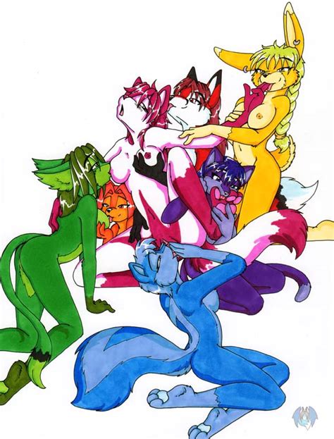 Rule 34 All Fours Anthro Breast Lick Breasts Colorful