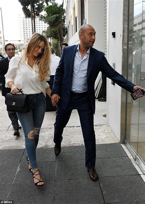celebrate derek and hannah jeter enjoyed a date night to celebrate the baseball legend s first