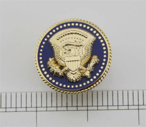 Us President Badge Cufflinks Lapel Pin Tie Clip Coin Souvenir