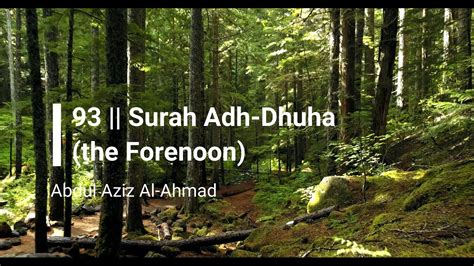 Surah Adh Dhuha The Forenoon 93 Beautiful Quran Recitation By Abdul