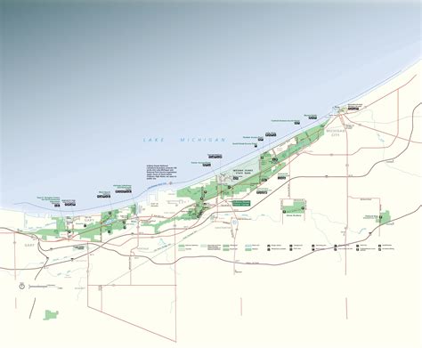 Map Of Indiana Dunes State Park Washington Dc Map