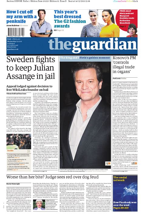 International news the guardian magazine link magazines warehouse newspaper. Professors blogg: Censorship of Assange-articles in the ...