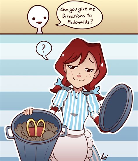 Directions To The Nearest Mcdonalds Smug Wendys Funny Comics