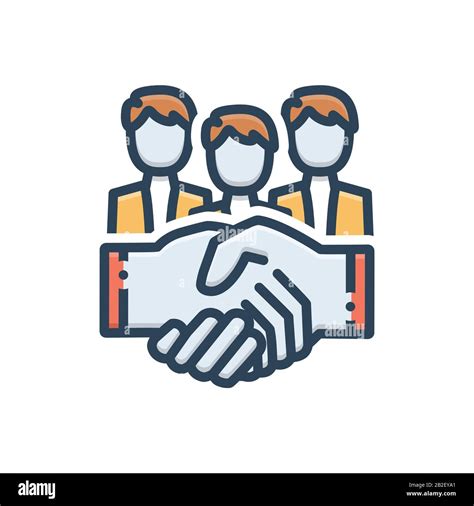Icon For Partnership Collaboration Stock Vector Image Art Alamy