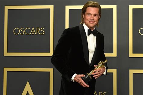 Brad Pitt Wins First Acting Oscar For His Role In Once Upon A Time