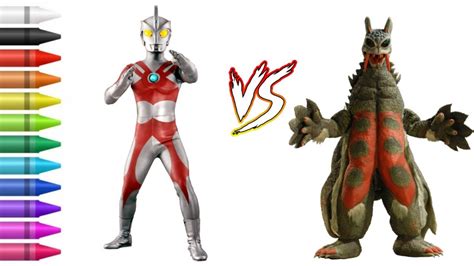 Mewarnai Ultraman Ace Vs Monster Kaiju Doragory Youtube