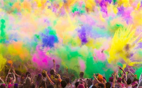 The Holi Festival Of Colors 2012 Hd Wallpaper Background
