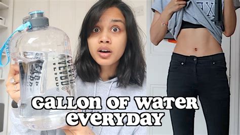 I Drank A Gallon Of Water Everyday For A Week Clickfortaz Youtube