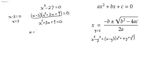 For more practice using synthetic division. SOLVED:Solve each cubic equation using factoring