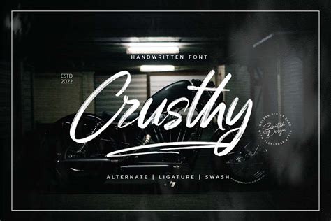 Crusthy Font Font By Scratch Design · Creative Fabrica