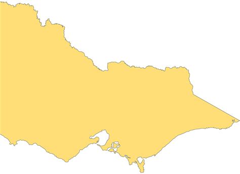 Blank Map Of Victoria