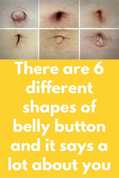 There Are 6 Different Shapes Of Belly Button And It Says A Lot About