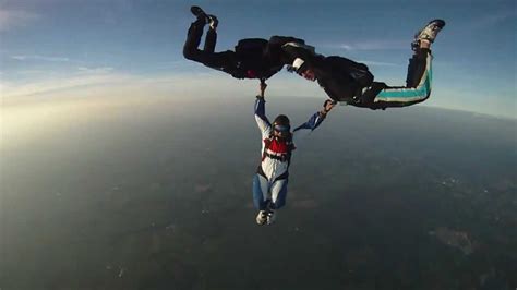 Hybrid Skydive To Celebrate 100th Jump Youtube