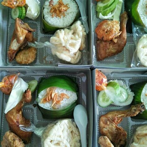 Paket nasi uduk nasi box nasi kotak catering prasmanan bento | Shopee