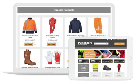 Pulsestore Ecommerce Solution For Business And Workwear Supplies