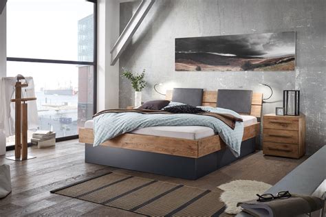 Bett außen maße 2,06 meter lang und 1,84 meter breit. Komplett Schlafzimmer Bett 160 Cm | Sideboard Massivholz ...