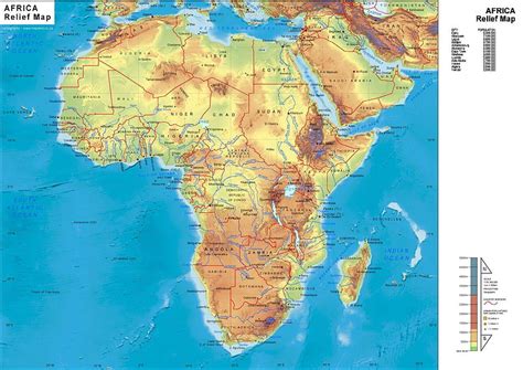 Africa Physical Map Map Of Africa Hd Wallpaper Pxfuel