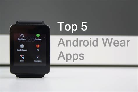 Top 5 Android Wear Apps Iftw