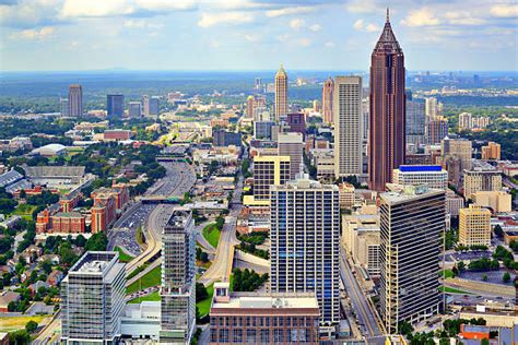 Atlanta Skyline Daytime Stock Photos Pictures And Royalty Free Images