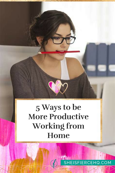 5 Ways To Be More Productive Working From Home Showit Blog