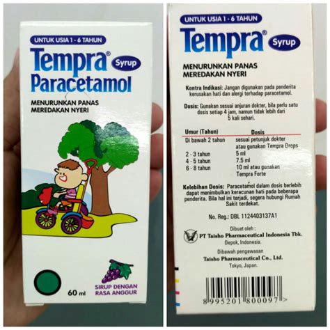 Dosis Tempra Syrup Untuk Anak 1 Tahun - Info Kesehatan