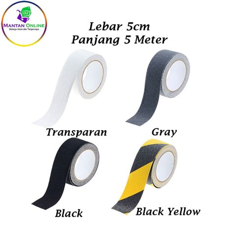 Lakban Lantai Anti Slip/ Isolasi Tape Safety Walk Strong Traction