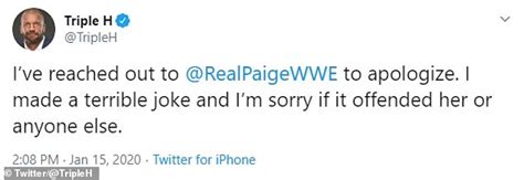 Wwe Boss Apologizes For Making Terrible Sex Joke About Wrestling Star