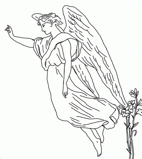 Angel Printable Coloring Pages