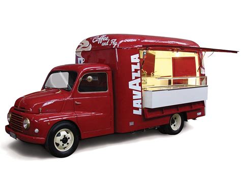 This 18′ donut food truck for sale was built for dhatahn donuts, in pa. Coffee Food Truck Fiat 615 - Lavazza