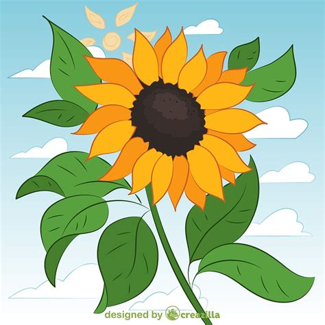 Sunflower Vector Free Download Creazilla