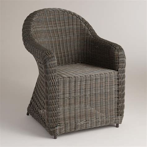 Chair woven with newpaper tubes. All-Weather Wicker Open Weave Capistrano Chair ...