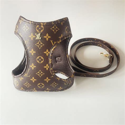 Louis Vuitton Leather Dog Harness Lv Padded Harness For Sale Doggs