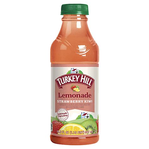 Turkey Hill Lemonade Strawberry Kiwi 18 5 Fl Oz Juice And Drinks