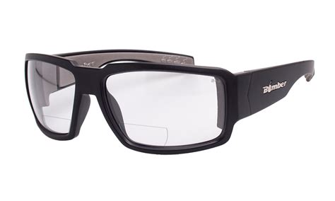 Clear Bifocal Safety Reading Glasses Bomber Eyewear