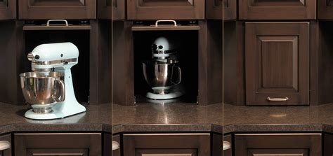 Hide your kitchen appliances with a garage style cabinet door. 9 Kitchen Features that will Increase Your Home's Appeal ...