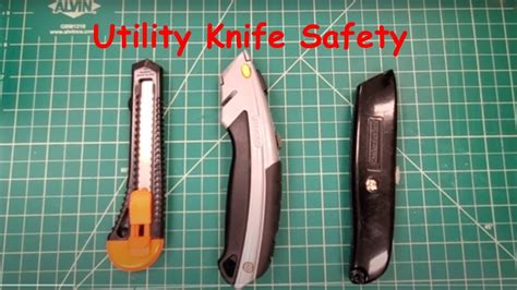 Utility Knife Safety Youtube