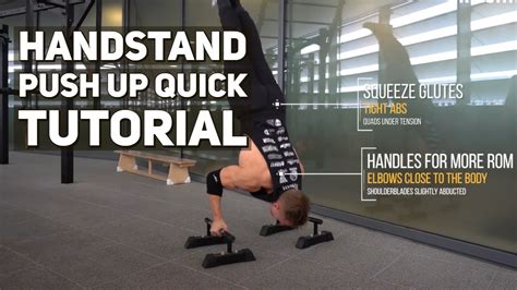 Handstand Push Up Quick Tutorial Youtube