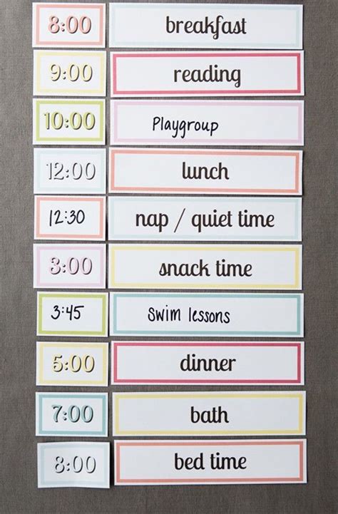 When should a student switch to longer lessons? Free Printable: Setting up a Simple Routine with Kids ...