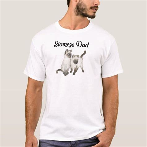 Siamese Cat Shirt Siamese Dad Siamese Cat T Cat